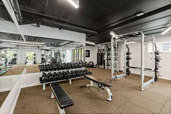 Gym with Weights at Axle, Seattle, WA, 98119