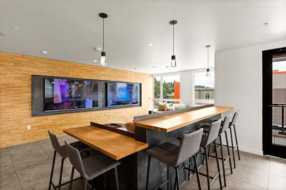 Modern Dining Hall at Axle, Seattle, 98119