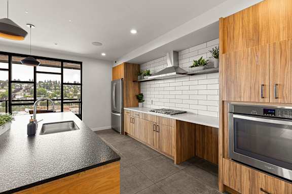 Equipped Kitchen at Axle, Washington, 98119