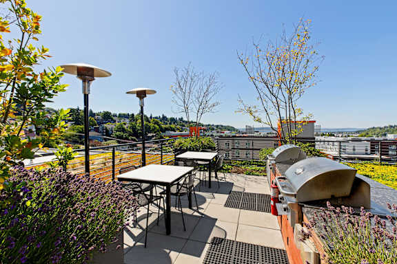 Outdoor Grill Area at Axle, Seattle, 98119