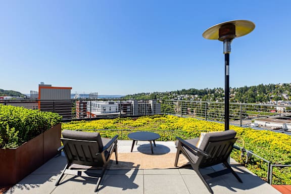 Rooftop Patio at Axle, Seattle, WA