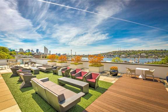 Rooftop  at Equinox Apartments, Seattle