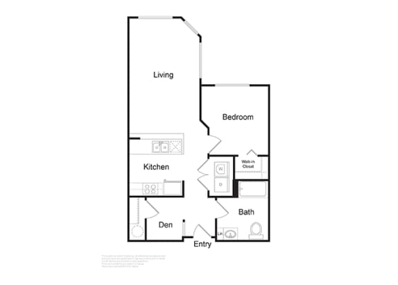 1 Bedroom with Den  at Dexter Lake Union, Seattle, 98109