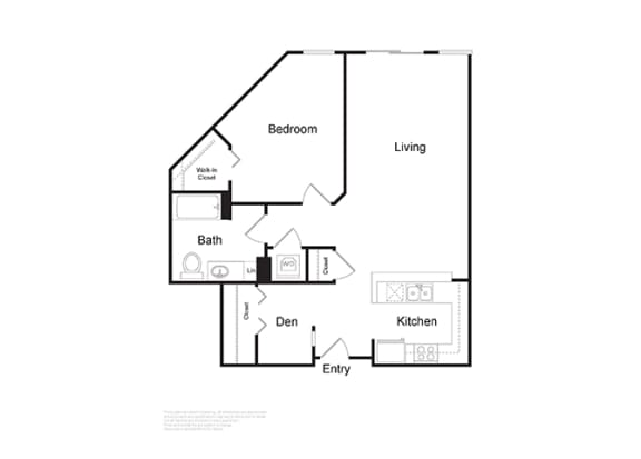 1 Bedroom with Den  at Dexter Lake Union, Seattle