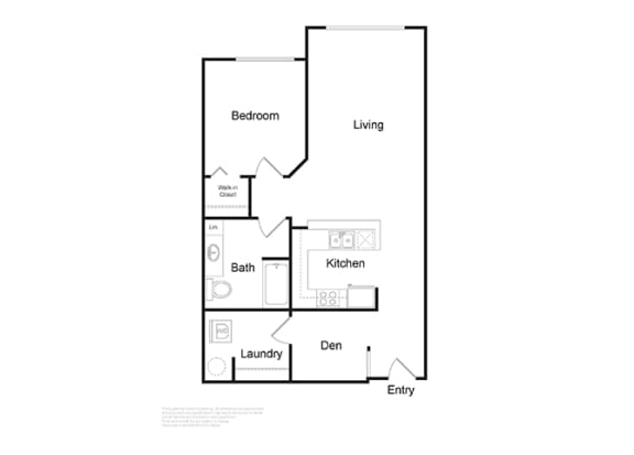 1 Bedroom with Den  at Dexter Lake Union, Washington