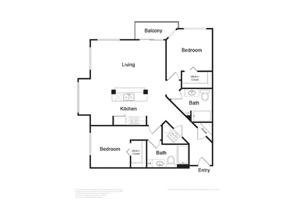2 Bedroom 2 Bath  at Dexter Lake Union, Seattle, Washington