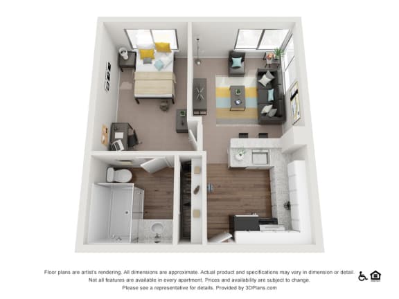 One bedroom one bathroom