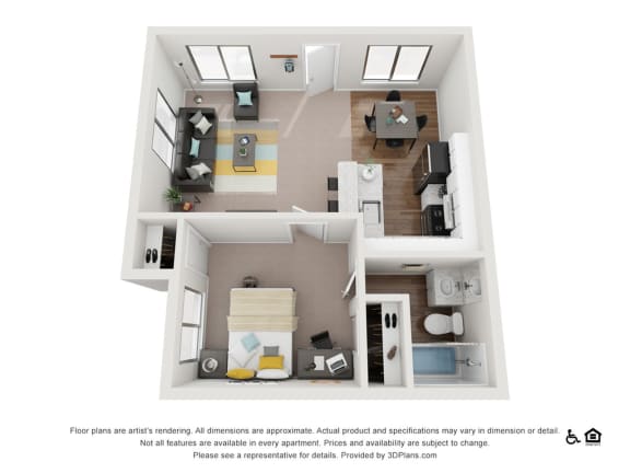One bedroom one bathroom