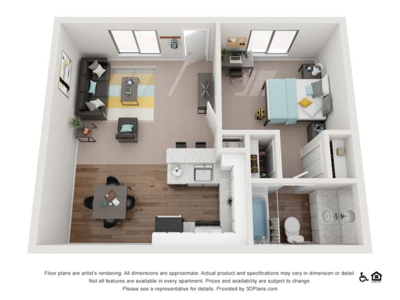 One bedroom one bathroom