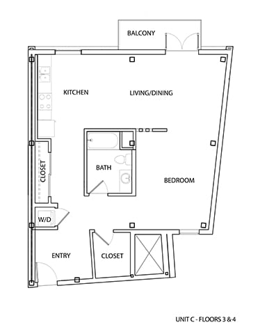 C2 Floorplan- Furnished
