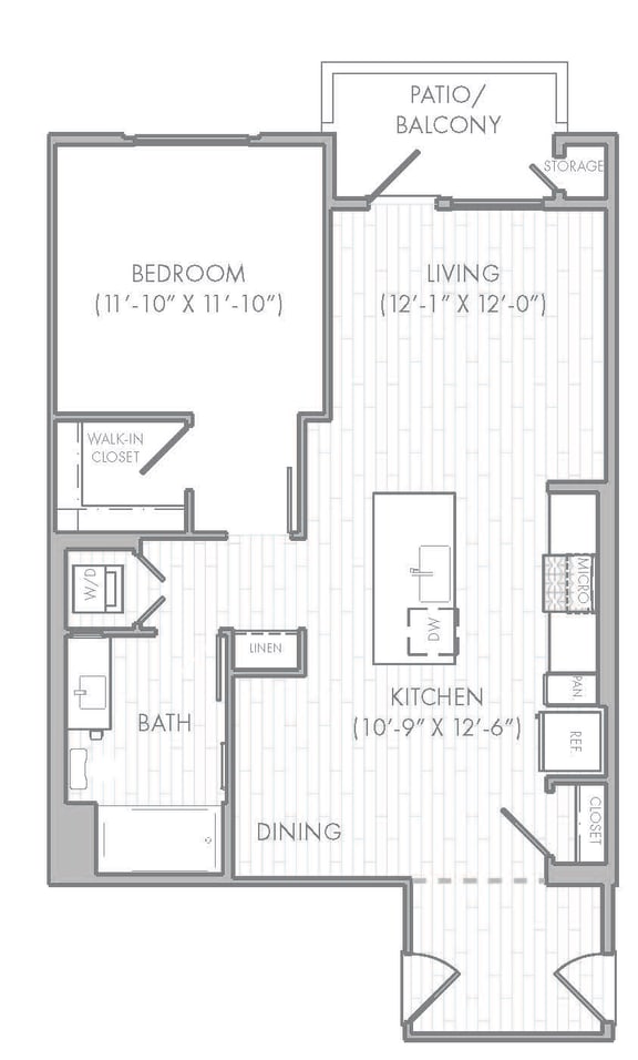 A3 Floor Plan at Rivue, Chula Vista, CA, 91915