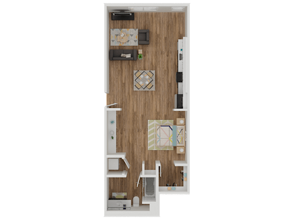 Floor Plan  studio unit