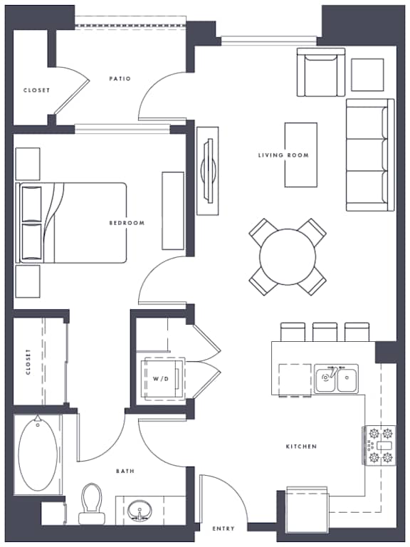 A5 Floor Plan at Altana, Glendale