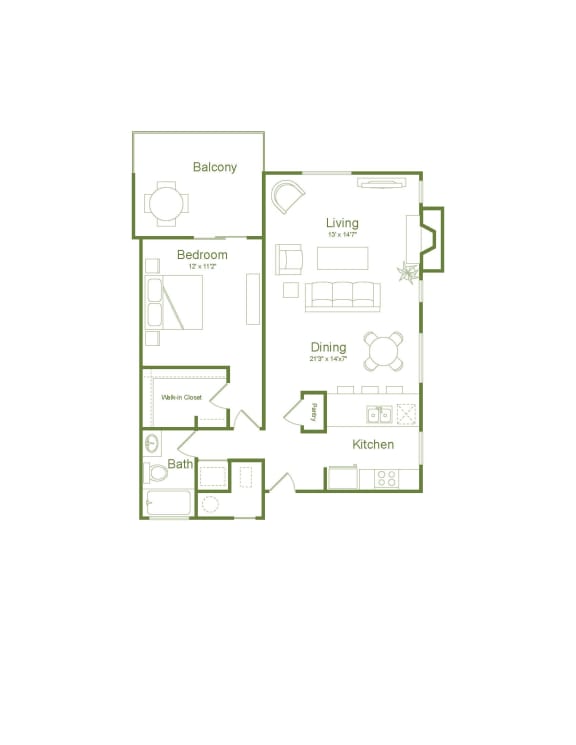 1 & 2 Bedroom Apartments in Pleasant Hill, CA Wood Creek Apartments