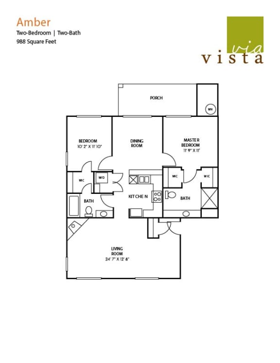 Amber Floor Plan at Via Vista, Rio Rancho, NM