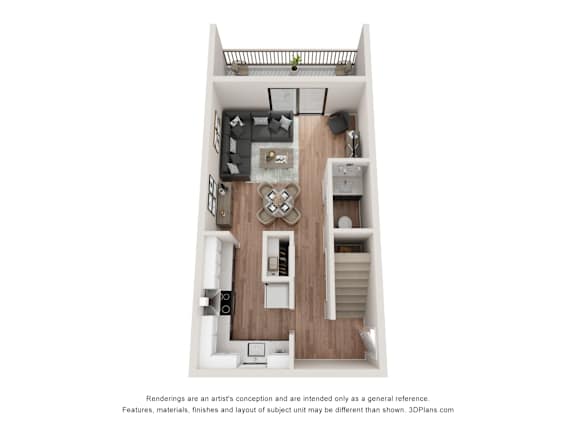 Lacamas II 2 Bed 1.5  Bath at Aspenridge Apartments, Vancouver, WA, 98683