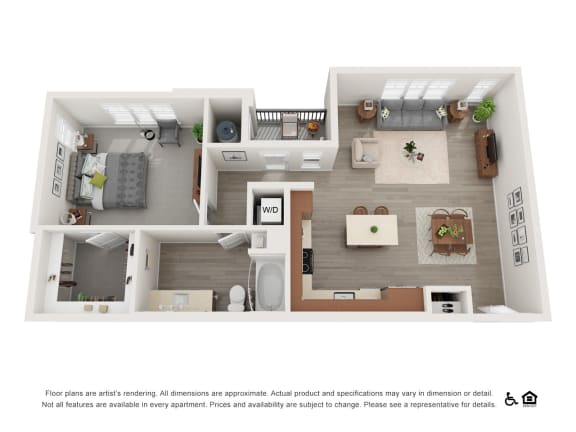 Floor Plan  Lift Floor Plan  at Aspire Apartment Homes, Utah, 84780
