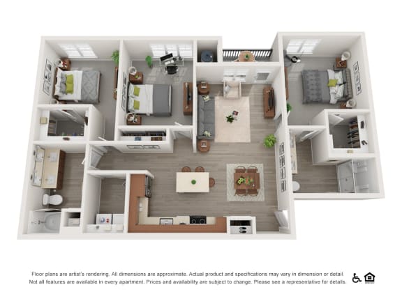 Floor Plan  Wish Floor Plan  at Aspire Apartment Homes, Utah