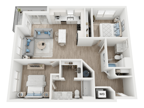 Floor Plan  a floor plan of the villas at the grove in herndon