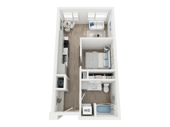 a 1 bedroom floor plan | apartments in garland tx