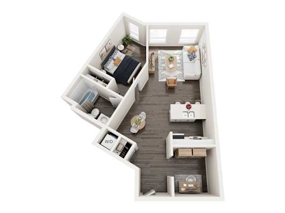 A7 Floor Plan at Axle, Seattle, WA 98119