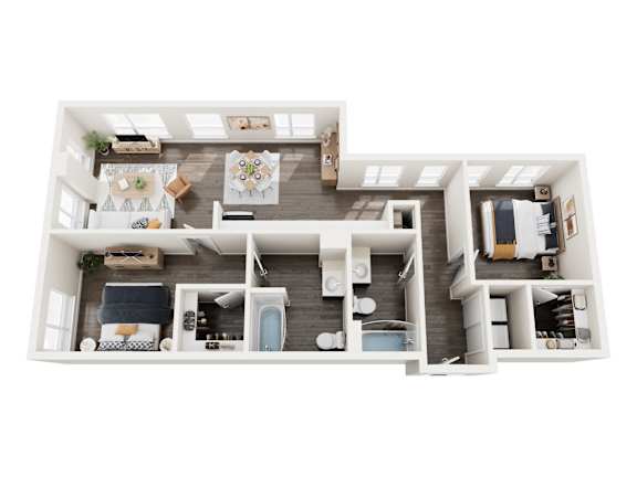 A4 Floor Plan at Axle, Seattle