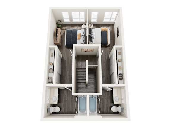 B7 Floor Plan at Axle, Seattle, WA 98119