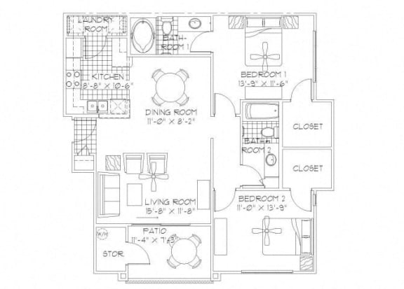 Green Valley floor plan.