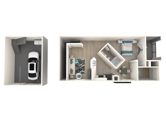 studio floorplan