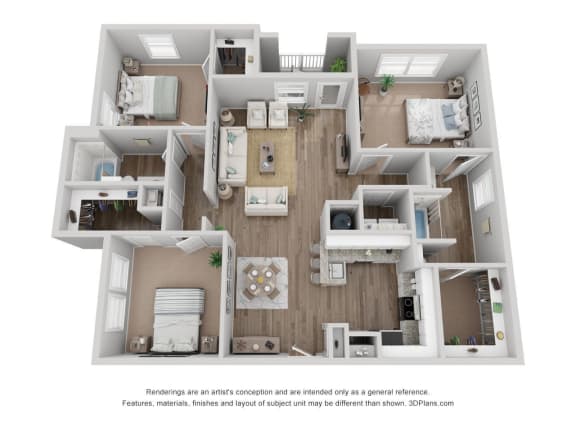 a 3 bedroom floor plan  summit  2100 sq ft