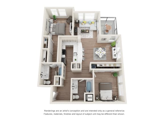 Floor Plan  2x2 M
