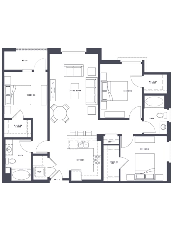 Floor Plan  C1 Floor Plan at Altana, Glendale