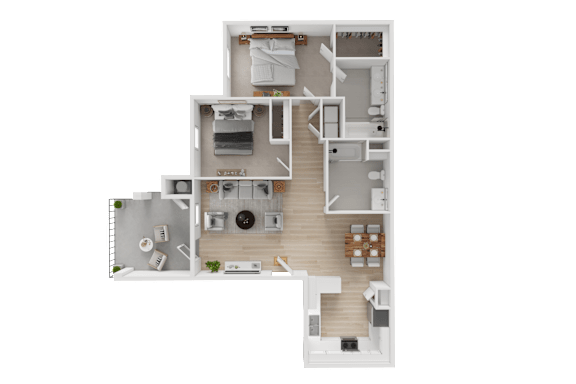 Two bedroom Two bathroom  at Sorano Apartments, Moreno Valley, CA