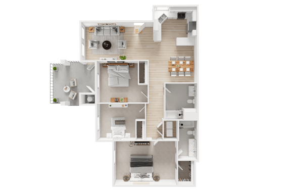 Three bedroom Two bathroom  at Sorano Apartments, Moreno Valley, CA, 92557