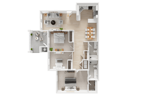 Three bedroom Two bathroom at Sorano Apartments, Moreno Valley, CA