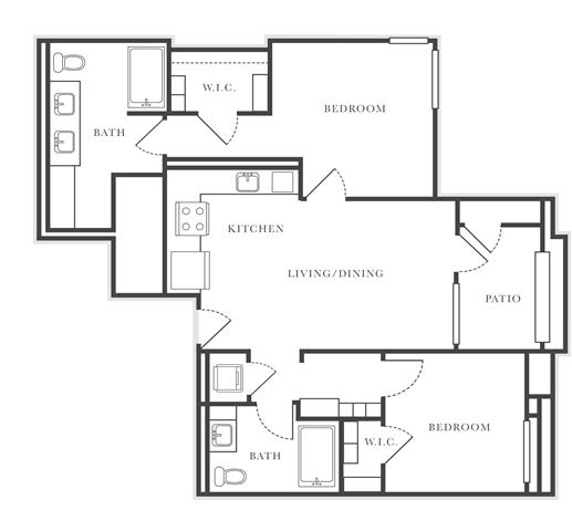 Floor Plan  B4 Floor Plan at Citron, California, 92805