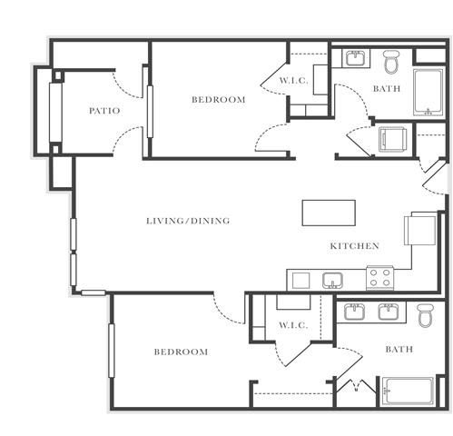 Floor Plan  B5 Floor Plan at Citron, Anaheim, CA, 92805