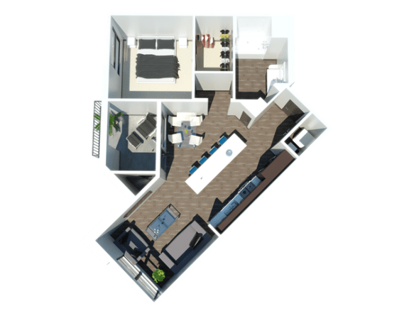 A6 one bedroom one bathroom