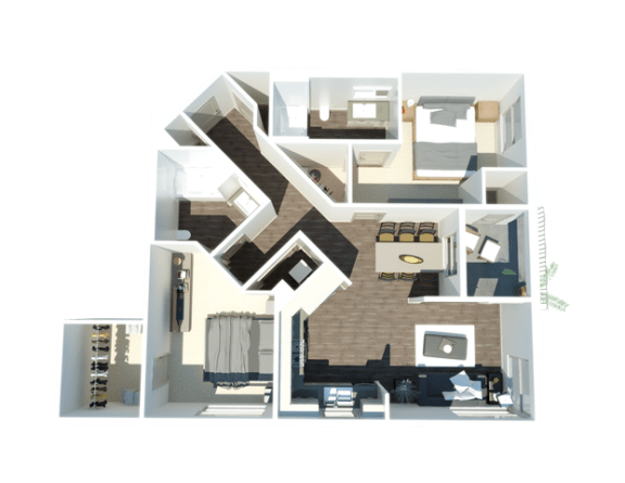 B3 two bedroom two bathroom