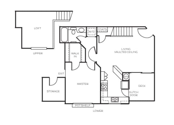 Floor Plan D + Loft
