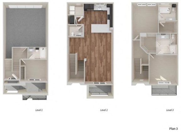 3d floorplan  at Salerno, Chula Vista, 91913