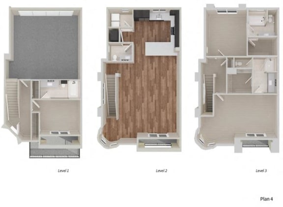 3d floorplan  at Salerno, Chula Vista, California