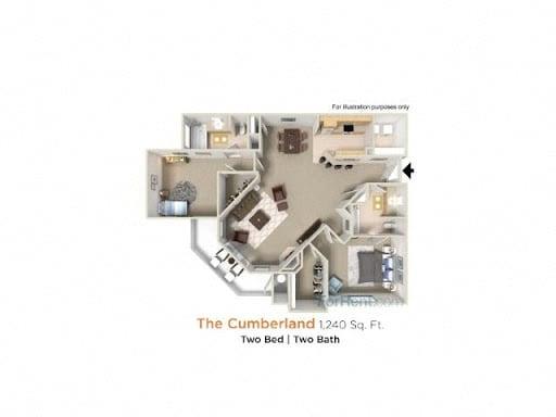 Two bedroom Two bathroom