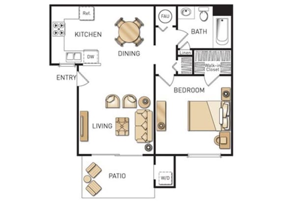 Plan A floor plan.