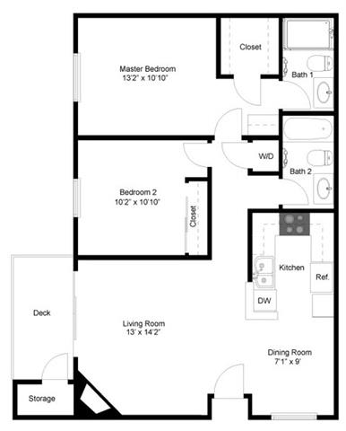 Two Bedroom at Central Park, La Mesa