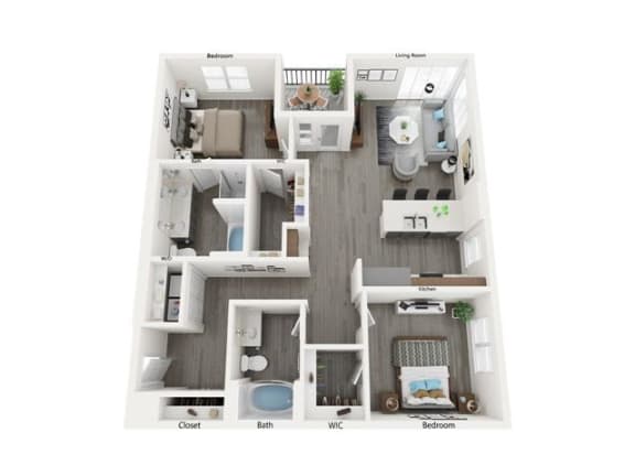 Two bedroom Two bathroom