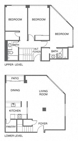 a floor plan of a house