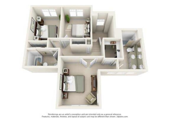 Bordeaux Floor Plan at Montiavo, California