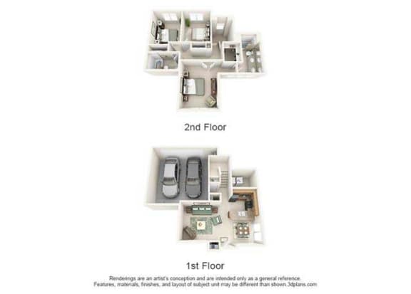 Bordeaux Floor Plan at Montiavo, Santa Maria