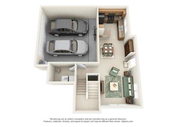 Burgundy Floor Plan at Montiavo, Santa Maria